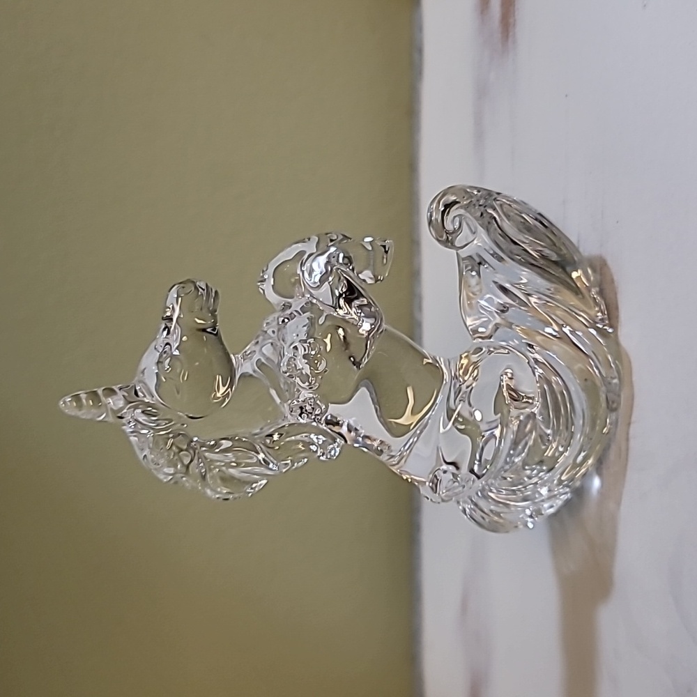 Princess House Lead Crystal Unicorn Rocking Horse Figurine